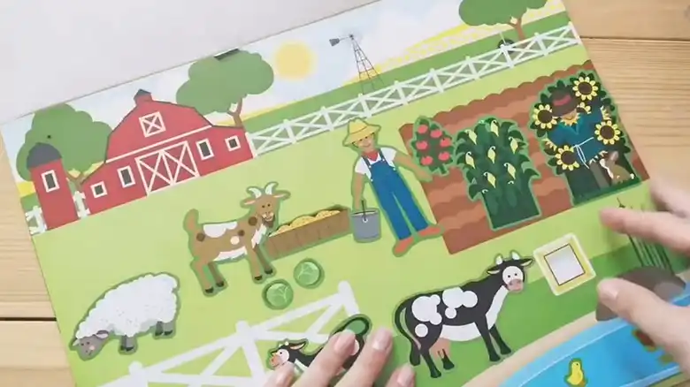 Reusable Sticker Book, Cows Sticker Booklet
